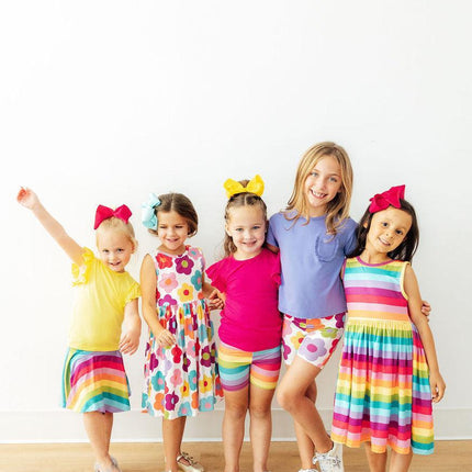 Cheerful Stripes Twirl Skort