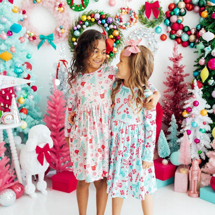 Christmas Cheer L/S Pocket Twirl Dress