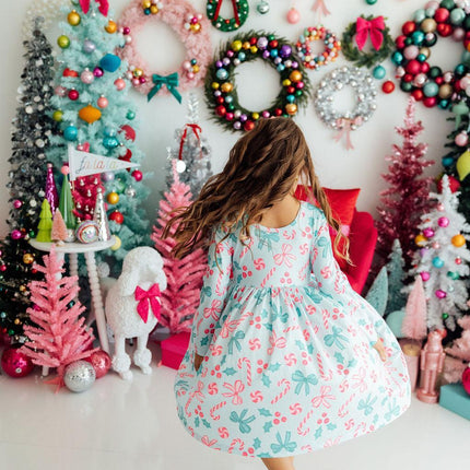 Christmas Cheer L/S Pocket Twirl Dress