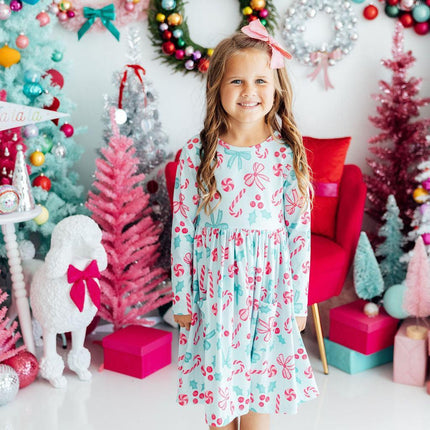 Christmas Cheer L/S Pocket Twirl Dress