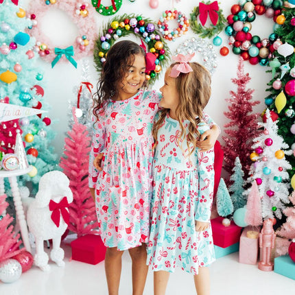 Cocoa Kisses L/S Pocket Twirl Dress