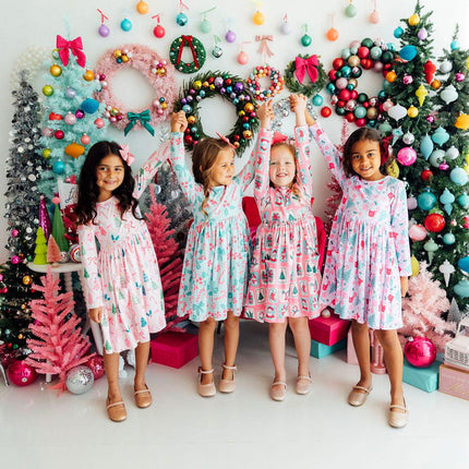 Cocoa Kisses L/S Pocket Twirl Dress