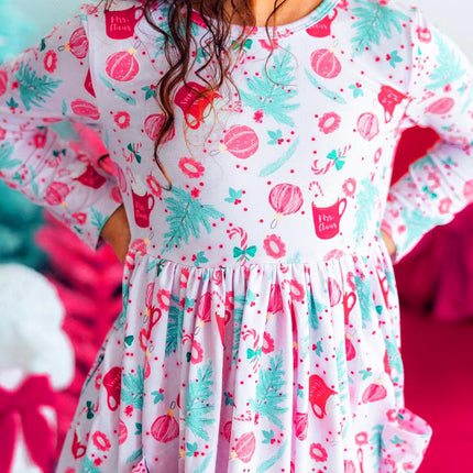 Cocoa Kisses L/S Pocket Twirl Dress