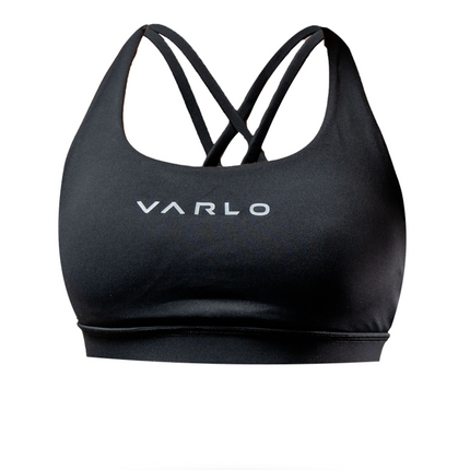 Women's SOHO Cross Back Sports Bra (Black)