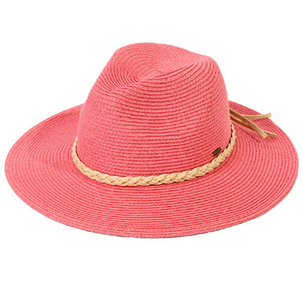 C.C Women's Straw Panama Hat Sun