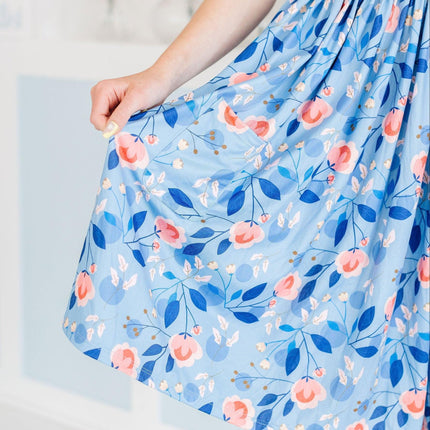 Country Blooms S/S Pocket Twirl Dress