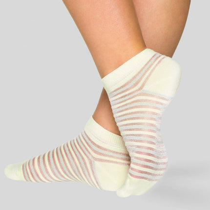 Conte Active #17S-71SP(123) - 1 pair Cropped Cotton Women's Socks with Lurex