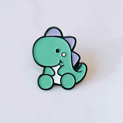 Adorable Jurassic Lapel Pin – Fun Dinosaur Accessory for Women