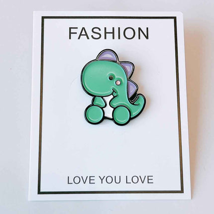 Adorable Jurassic Lapel Pin – Fun Dinosaur Accessory for Women