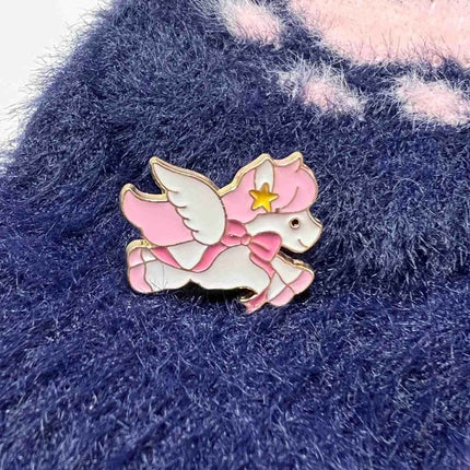 Pink & Green Unicorn Enamel Pins – Magical 2-Pack Gift Set