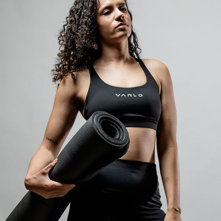 Women's SOHO Cross Back Sports Bra (Black)