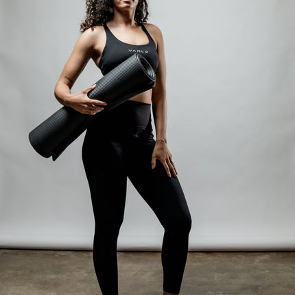 Women's SOHO Cross Back Sports Bra (Black)