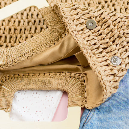 Oversized Straw Tote