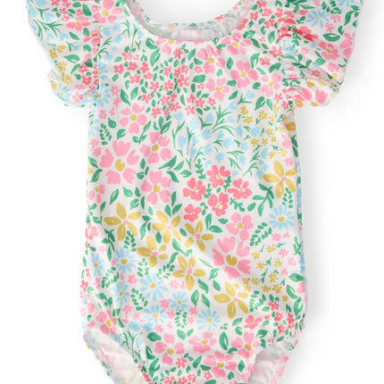 Daffodils S/S Flutter Sleeve Leotard