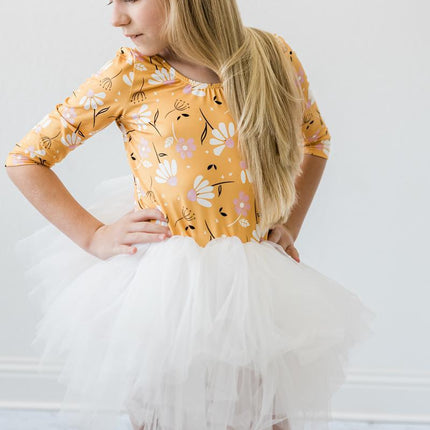 Dandelions in Fall 3/4 Tutu Leotard