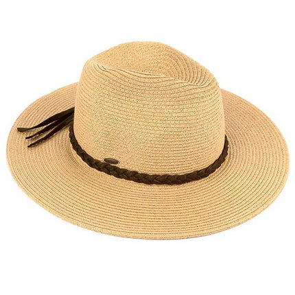 C.C Women's Straw Panama Hat Sun