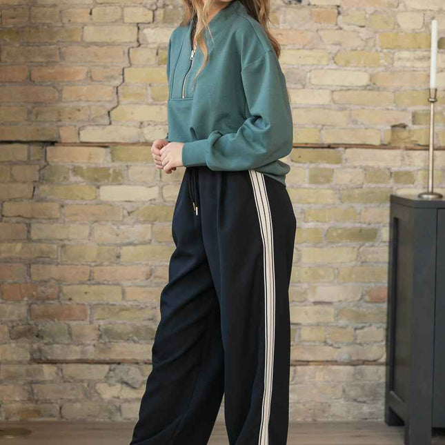 Nina Wide Leg Track Pants