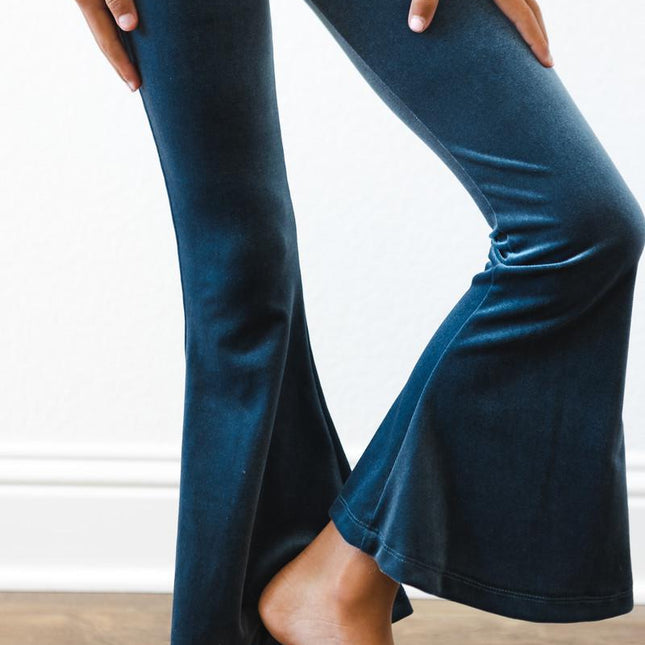 Denim Blue Velvet Bells - Dashing Nova