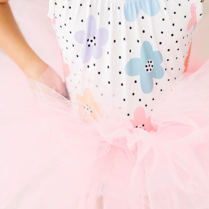 Dots & Daisies Tank Tutu Leotard