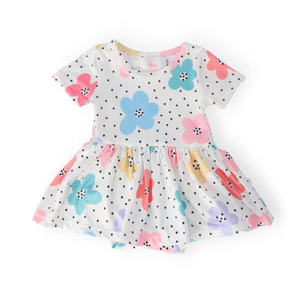 Dots & Daisies S/S Twirl Bodysuit
