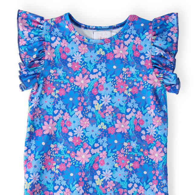 Dreaming Daisies S/S Ruffle Tee - Dashing Nova