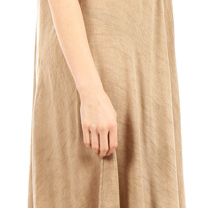 Sakkas Egan Women's Long Embroidered Caftan Dress / Cover Up With Embroidered Cap Sleeves