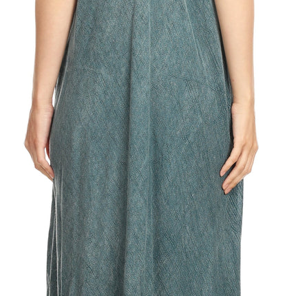 Sakkas Egan Women's Long Embroidered Caftan Dress / Cover Up With Embroidered Cap Sleeves