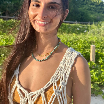 Pure Gemstone + Citrine || Necklace