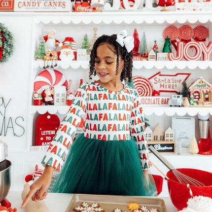 Fa la la L/S Tutu Dress