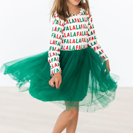 Fa la la L/S Tutu Dress
