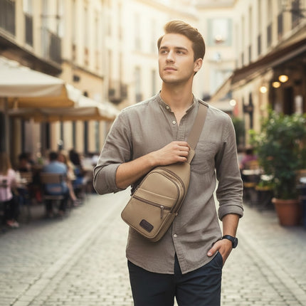 Canvas Sling Bag – Crossbody Travel Bag for Men & Women