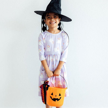 Feeling Fa-boo-lous 3/4 Sleeve Pocket Twirl Dress