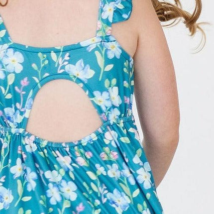 Floral Breeze Ruffle Maxi Dress