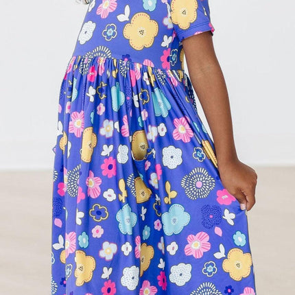 Floral Frenzy S/S Pocket Twirl Dress