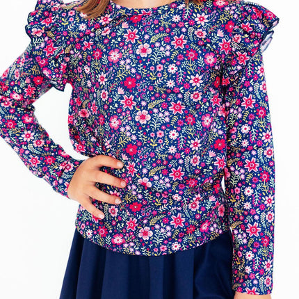 Flower Farm L/S Ruffle Tee