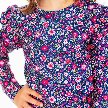 Flower Farm L/S Ruffle Tee