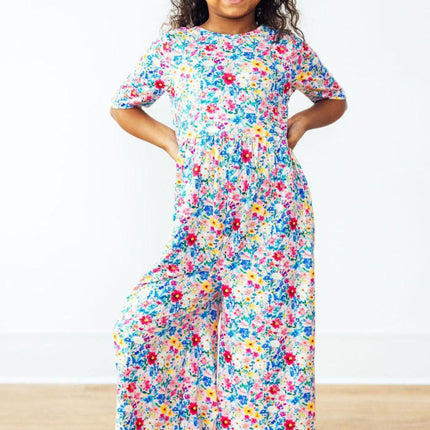 Fluttering Flowers Wide Leg Jumpsuit