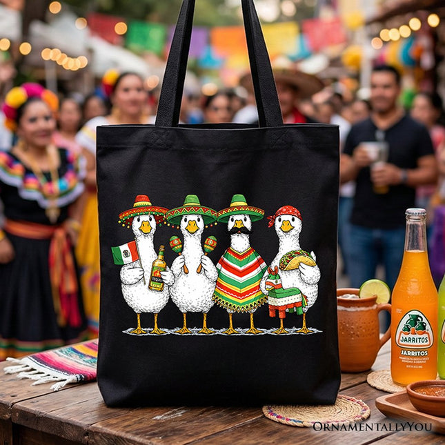 Cinco De Mayo Goose Mexican Tote Bag, Funny Fiesta  Gift Shopper - Dashing Nova