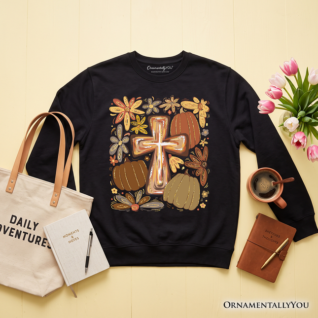 Fall Blessings Sweatshirt, Autumn Christian Faith Sweater - Dashing Nova