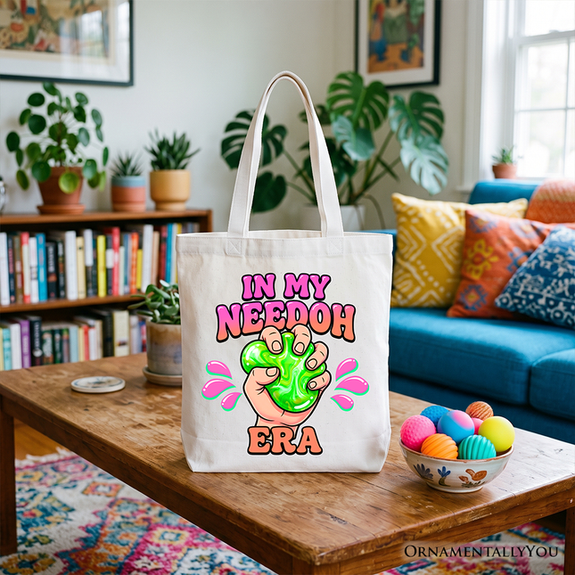 In My Needoh Era Tote Bag, Funny Stress Ball Mental Health Gift Shopper - Dashing Nova
