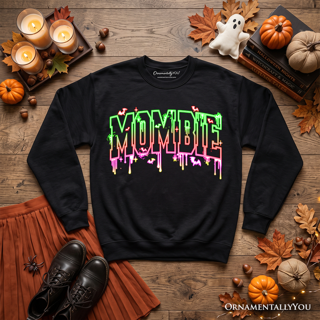Mombie Halloween Sweatshirt, Funny Sweater for Spooky Moms - Dashing Nova