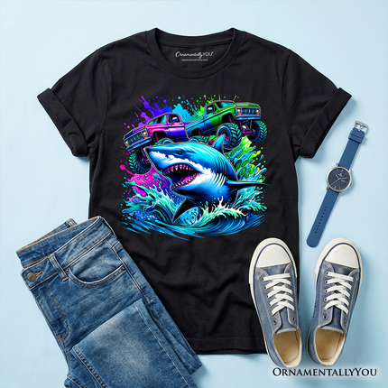 Trucks Shark Kids T-Shirt, Cool Ocean Animal Tee for Youth Boys - Dashing Nova