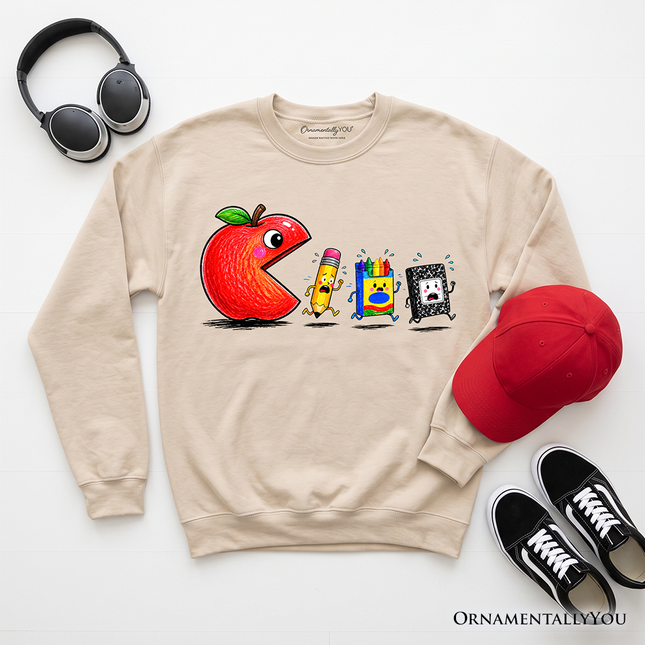 Funny Apple 1st Day of School Sweatshirt, Sweater for Teachers - Dashing Nova
