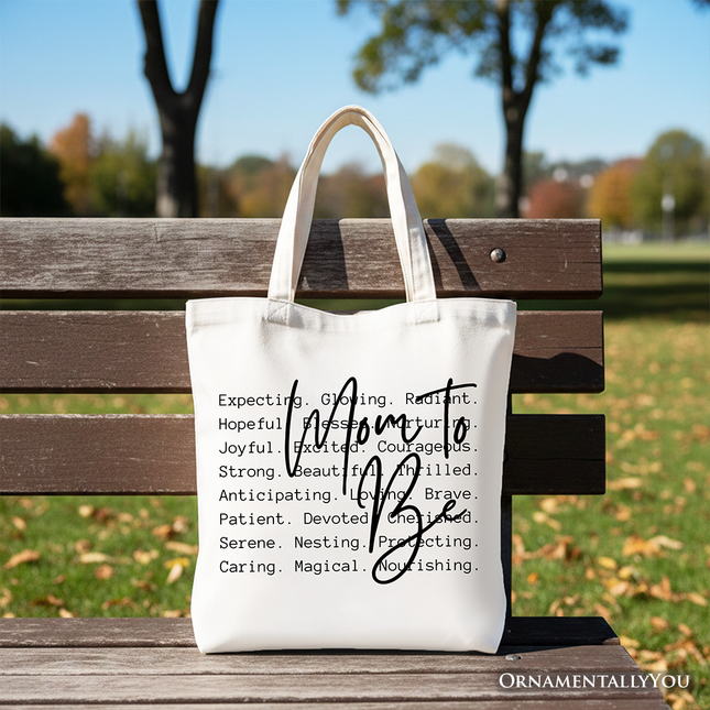 Mom To Be Pregnancy Announcement Tote Bag, Definition Future Mama Pregnant Gift Shopper - Dashing Nova