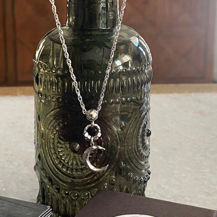 TINY MOON NECKLACE