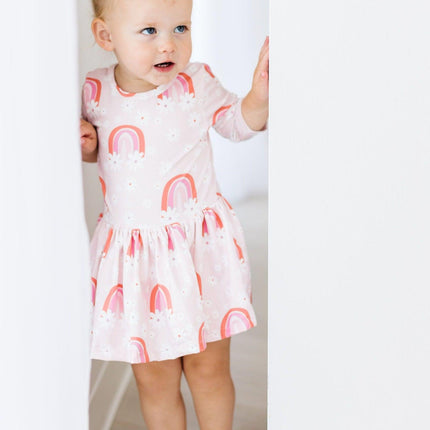 SALE Fun & Flowers 3/4 Sleeve Twirl Bodysuit