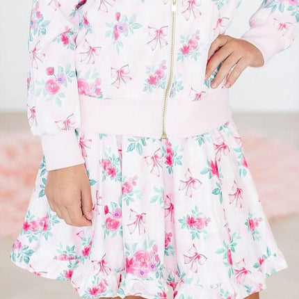 Gingham Bows Ruffle Twirl Skort