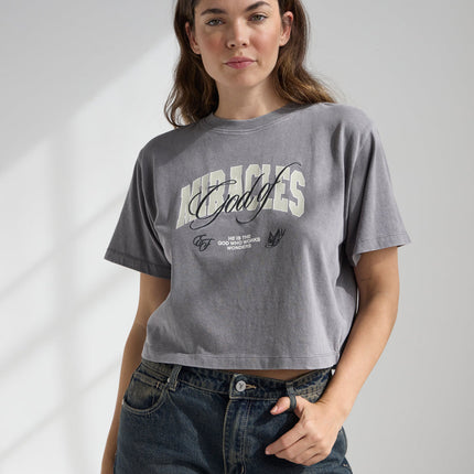God of Miracles Cropped Women's Tee