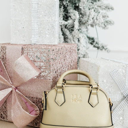 SALE Gold Metallic Girl's Crossbody Purse
