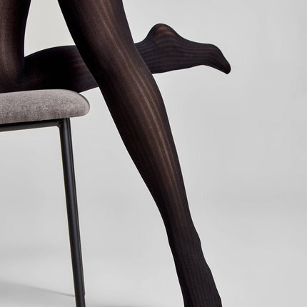 Conte Voyage 60 Den - Fantasy Women's Tights with relief vertical weave (19С-239СП)